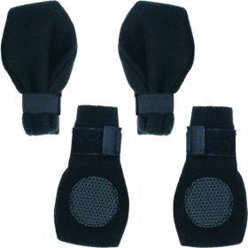 Fahion Pet Arctic Fleece Dog Boots - Black - X-Large (4.25" Paw)