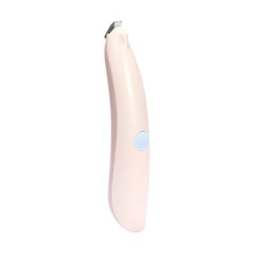 Pet Cat Electric Clipper Automatic Foot Shaving Device (Option: Pink-Charging With Light)