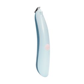 Pet Cat Electric Clipper Automatic Foot Shaving Device (Option: Blue And Gray-Charging With Light)