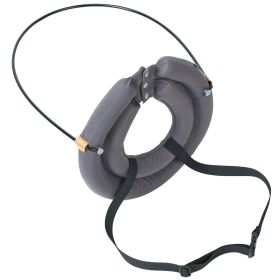 Dog Anticollision Coil Ring Pet Collar (Option: Grey-M)